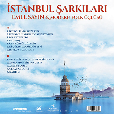 Modern Folk Üçlüsü - Emel Sayın - İstanbul Şarkıları (Renkli Plak)