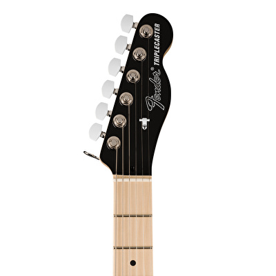Fender Jack White Triplecaster Akçaağaç Klavye Siyah Elektro Gitar