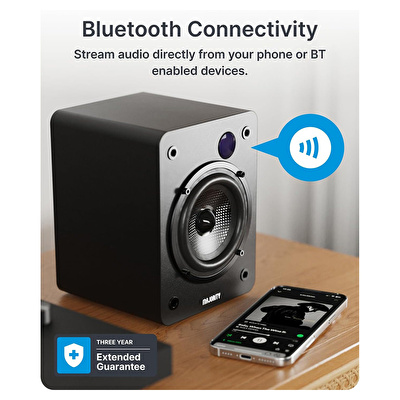 Majority D50X Raf Tipi Hoparlör - Siyah