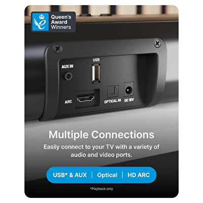 Majority Naga 40 Plus Wireless Sub Soundbar