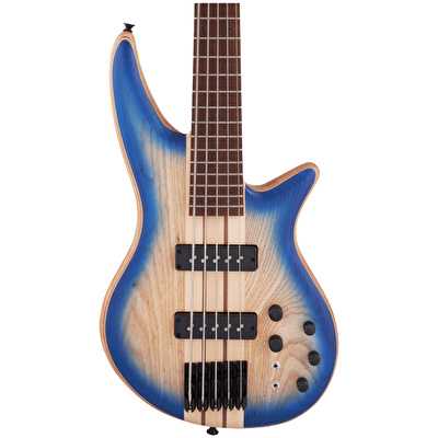Jackson Pro Spectra Bass SBA V Caramelized Jatoba Klavye Blue Burst 5 Telli Bas Gitar