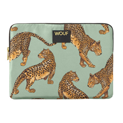 WOUF Emerald Leopard Ipad Sleeve
