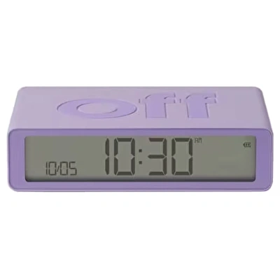LEXON Flip Klasik Şarj Edilebilir Alarm Saat Lila