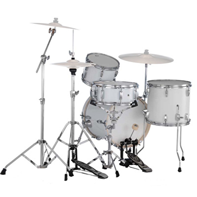 PEARL MT564/C-D33 Midtown Pure White 4 Parça (16B/10T/13F/13S) Aksamlı Akustik Davul Seti