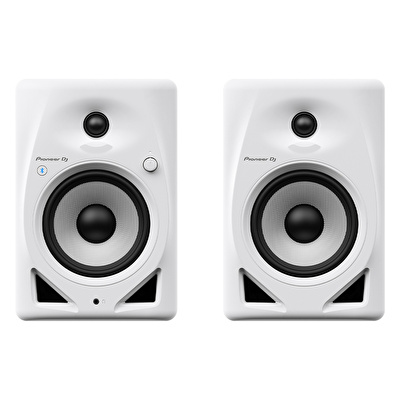 PIONEER DJ DM-50D-BT-W 5" Bluetooth'lu Referans Monitörü Beyaz (Çift)