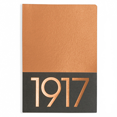 LEUCHTTURM Jottbook Metalik Renkler Serisi Not Defteri, Orta Boy (A5) Bakır