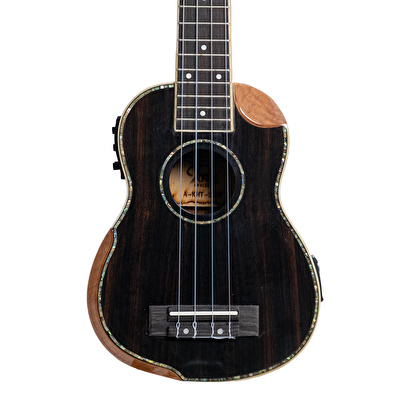 Puka KHT-21EQ Venge Kapak Kesik Kasa Soprano Ukulele