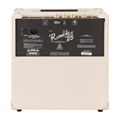 Fender Limited Edition Rumble 25 V3 Ivory Bas Gitar Amfisi UK