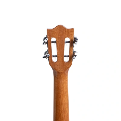 Puka KXS-24EQ Venge Kapak Kesik Kasa Dahili Tunerli Concert Ukulele