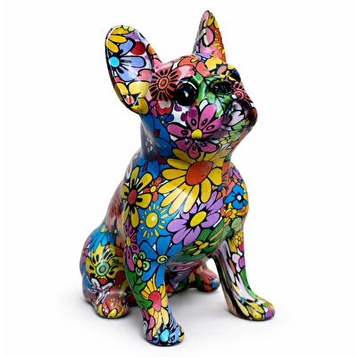 SOFIART Desenli Köpek Figür