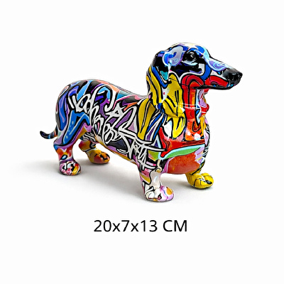 SOFIART Dachshund Köpek Figür