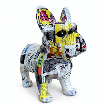 SOFIART Bulldog Köpek Figür 31x12x24 cm