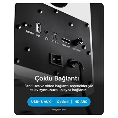 Majority D50X Raf Tipi Hoparlör - Beyaz