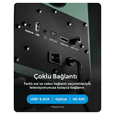Majority D50X Raf Tipi Hoparlör - Yeşil