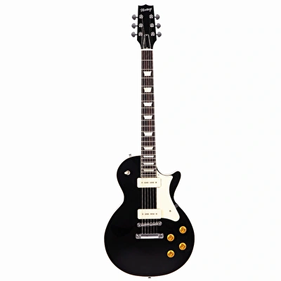 HERITAGE Standard II Collection H-150 P90 w/Case Dirty Ebony Elektro Gitar