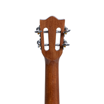 Puka KXS-21EQ Venge Kapak Kesik Kasa Tunerli Soprano Elektro Ukulele