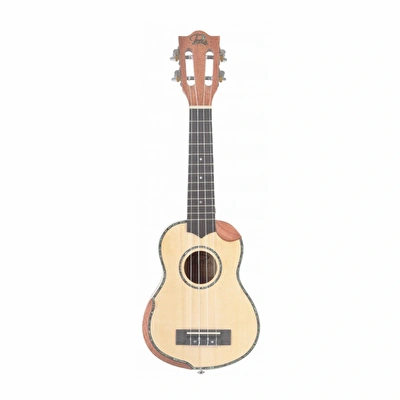Puka KYTH-21  Ladin Kapak Kesik Kasa Soprano Ukulele