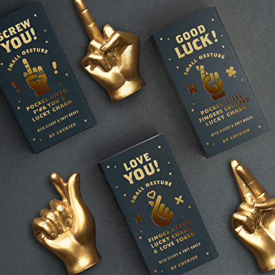 SUCK UK Good Luck Metal Obje