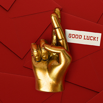 SUCK UK Good Luck Metal Obje