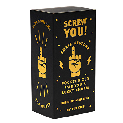 SUCK UK Screw You Metal Obje