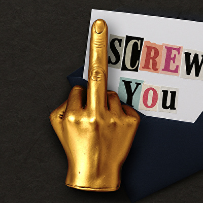 SUCK UK Screw You Metal Obje