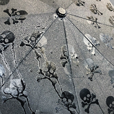 SUCK UK Hıdden Skulls Şemsiye