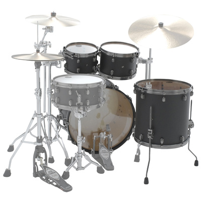 TAMA MA42TZS-FBK Starclassic Maple Flat Black 4 Parça (22B/10T/12T/16F) Akustik Davul Seti