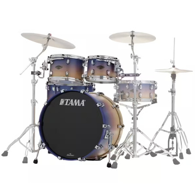 TAMA WBS52RZS-SAF Starclassic Walnut/Birch Satin Purple Atmosphere Fade 5 Parça (22B/10T/12T/14F/16F) Akustik Davul Seti