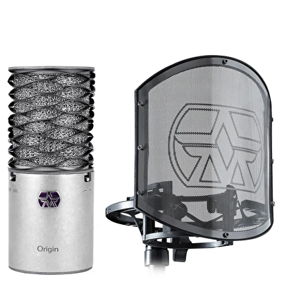 Aston Microphones ORIGIN BUNDLE Origin Geniş Diyafram Condenser Mikrofon (Pop Filtre Ve Shock-Mount Set Dahil)