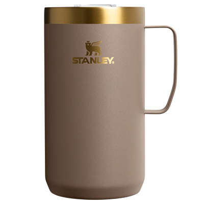 STANLEY The Everyday Camp Mug 0.74L / 24oz (BOX) Espresso Gold