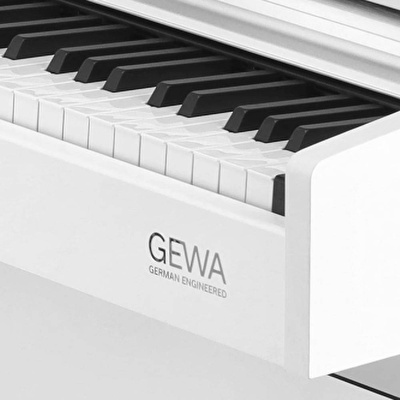 GEWA DP510 Beyaz Dijital Duvar Piyanosu (Steinway D-274 Sesleri ile) (Tabure & Kulaklık Hediyeli)