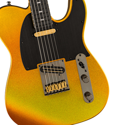 Fender 75th Anniversary American Ultra II Telecaster Abanoz Klavye Liquid Gold Elektro Gitar