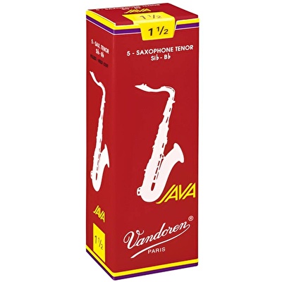 VANDOREN SR2715R / JAVA 1,5 Numara Tenor Saksafon Kamışı - 5'li Kutu