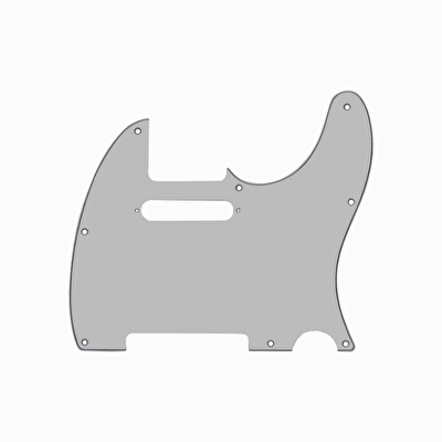 Fender 8 Delik 3-Ply White Tele Pickguard