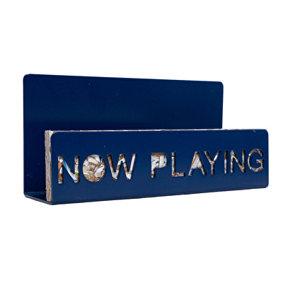 BYDA "Now Playing" Plak Display Standı Indigo Mavisi