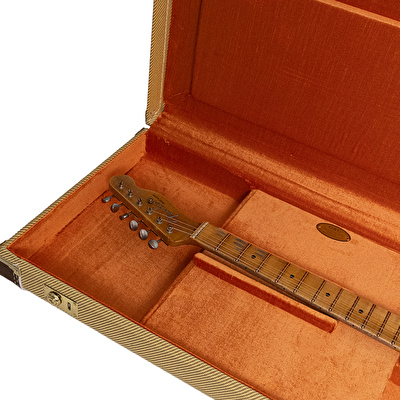 Fender Custom Shop 1951 Telecaster Journeyman Relic Akçaağaç Klavye Aged Nocaster Blonde Elektro Gitar