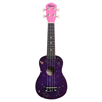KOZMOS KUK-103D-SLPS Uzay Desenli Soprano Ukulele (Kılıf Dahil)