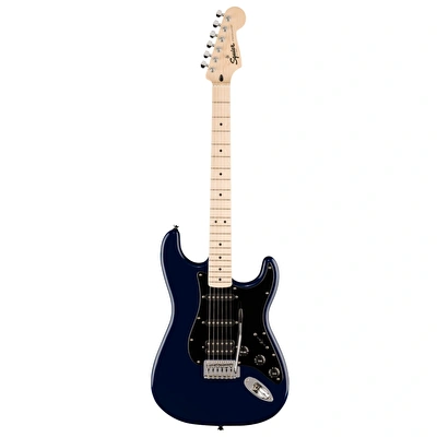 Squier Sonic Stratocaster HSS Akçaağaç Klavye BPG Midnight Blue Elektro Gitar