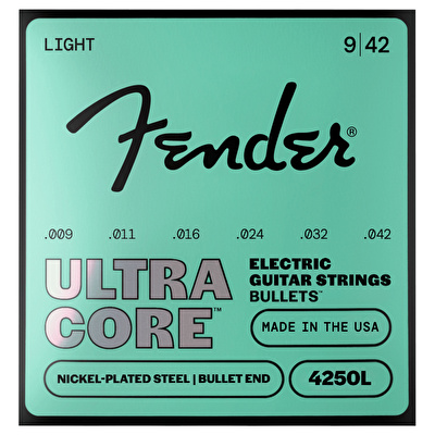 Fender Ultracore 4250L Nickel Plated Steel Bullet End 09-42 Elektro Gitar Teli