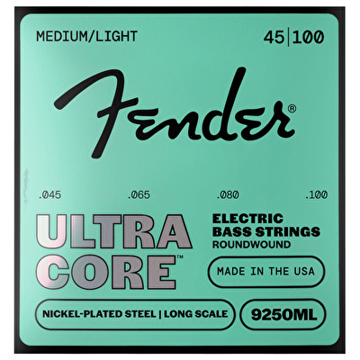 Fender Ultracore 9250ML Nickel Plated Steel Long Scale 45-100 Bas Gitar Teli