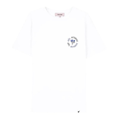 REFLECT STUDIO Gül Kendine Premium Beyaz T-Shirt
