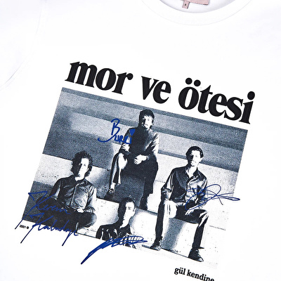 REFLECT STUDIO Gül Kendine Yolculuk Premium Beyaz T-Shirt