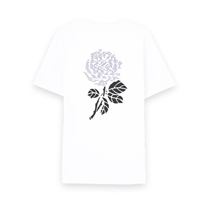 REFLECT STUDIO Gül Kendine Premium Beyaz T-Shirt