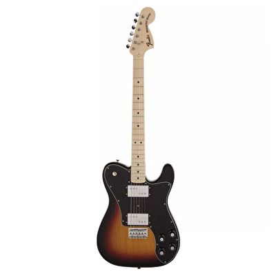 Fender Made in Japan Traditional 70s Telecaster Deluxe Akçaağaç Klavye 3 Ton Sunburst w/Bag Elektro Gitar