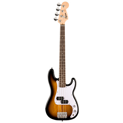 Squier Mini Precision Bass Laurel Klavye 2 Ton Sunburst Bas Gitar