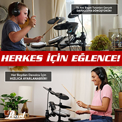 PEARL ERS-1000 - eRoadshow Elektronik Davul Seti (Tabure & Kulaklık Hediyeli)