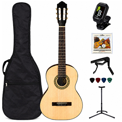 KOZMOS IC-100 3/4 NAT Naturel Klasik Gitar Seti