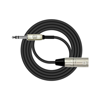 Kirlin MP-483PR-6M-BK 6 Metre XLRm-TRS Kablo