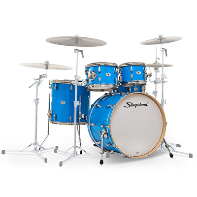 SLINGERLAND Studio King Outfit Lunar Blue Lacquer 5 Parça (22B/10T/12T/16F/14S) Akustik Davul Seti