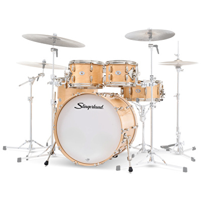 SLINGERLAND Studio King Outfit Ventura Sand Lacquer 5 Parça (22B/10T/12T/16F/14S) Akustik Davul Seti